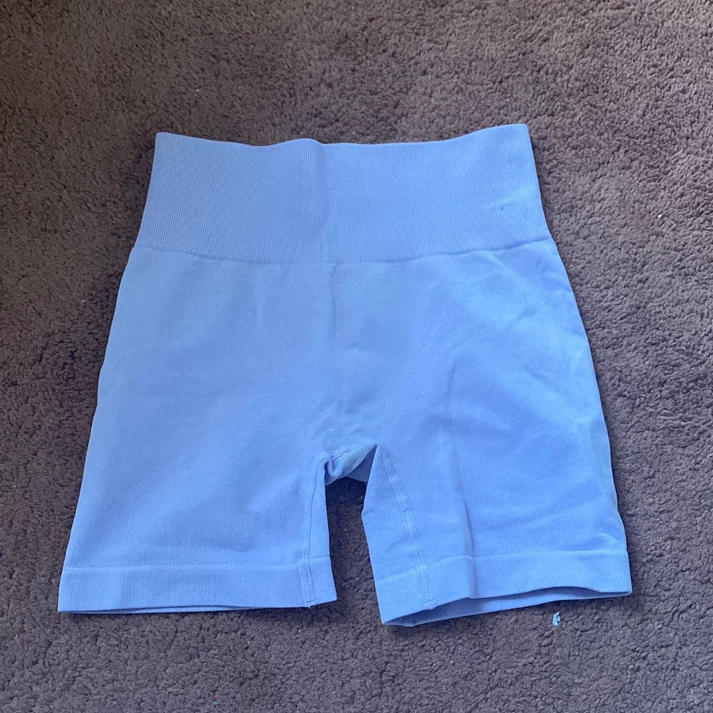 light purple athletic shorts